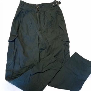 Navy Blue Cargo-style Pants